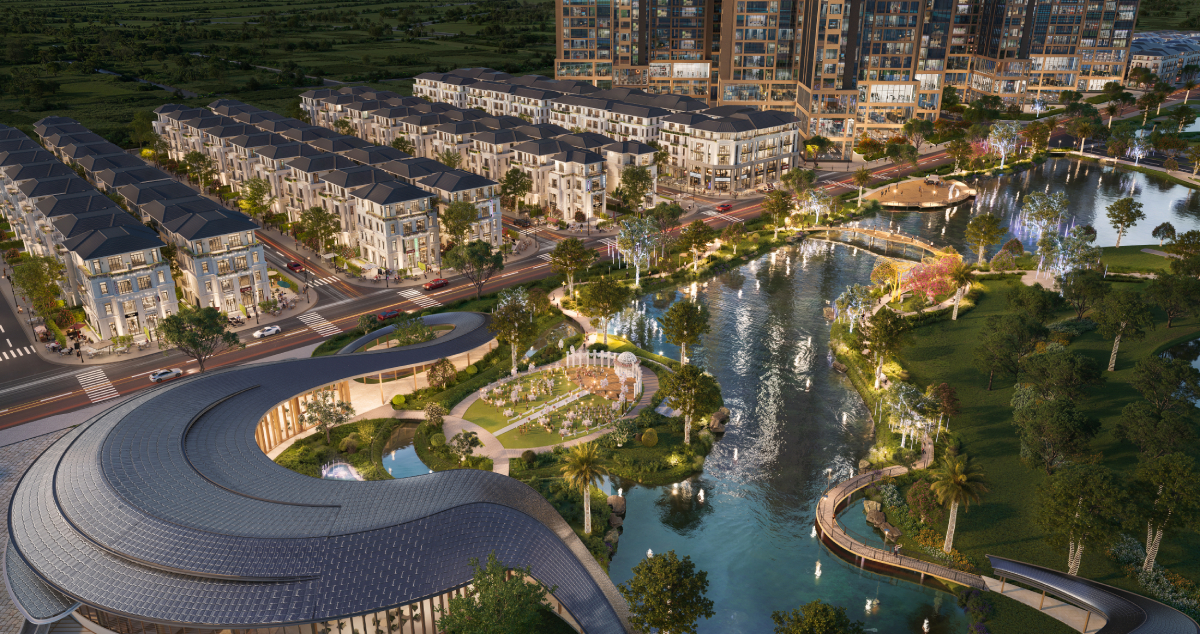 Alluvia City nổi lên như một ốc đảo xanh hiếm có, vừa hiện đại, vừa gần gũi thiên nhiên.