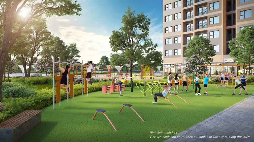 Khu thể thao liên hoàn dành cho cư dân Lumiere Bayfront.