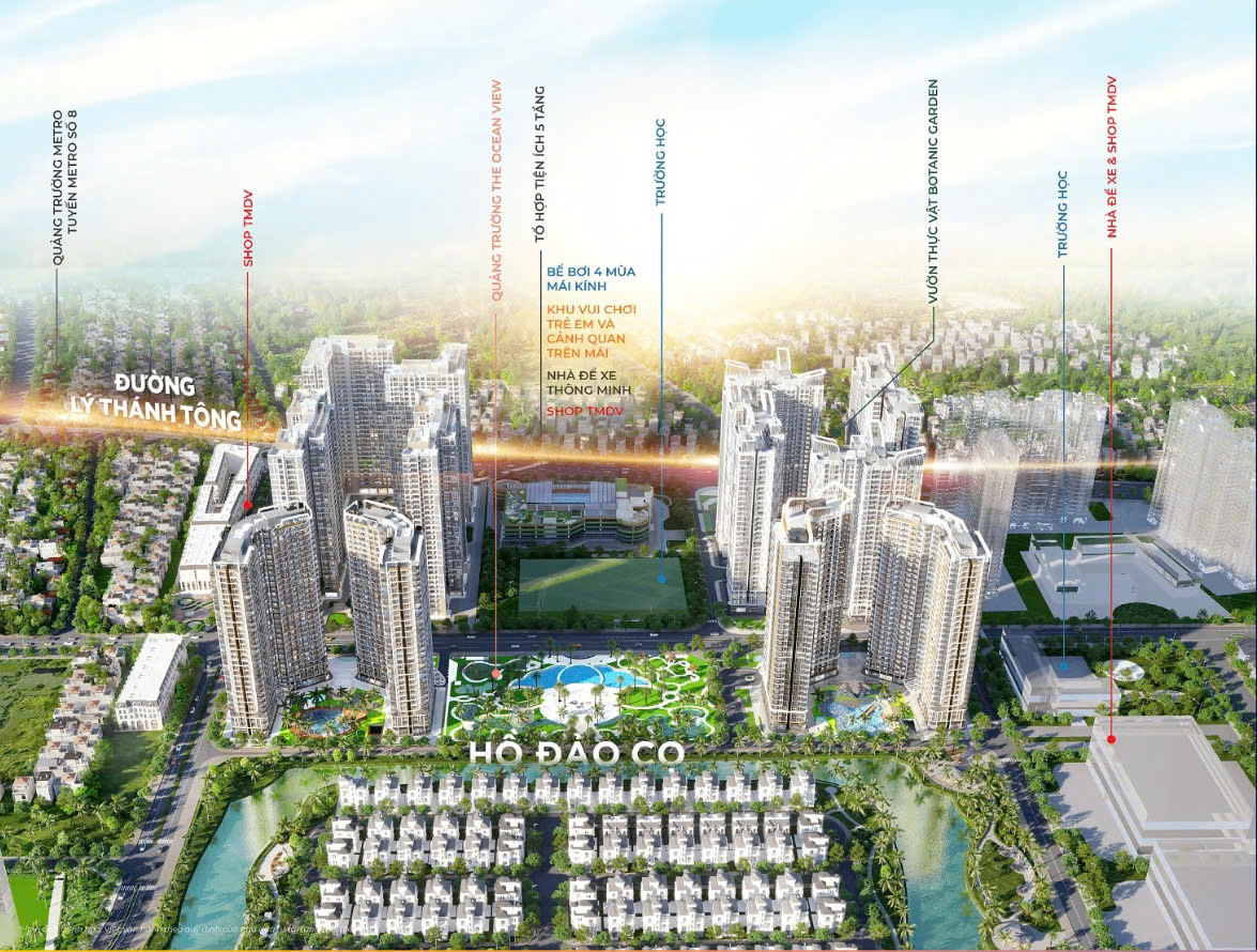 Phân khu Lumiere Bayfront Vinhomes Ocean Park.